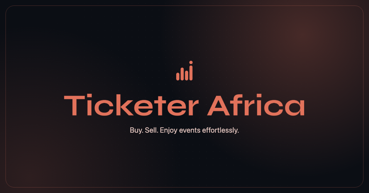 Ticketer Log In Ticketer Africa - Buy and Sell Event Tickets Effortlessly